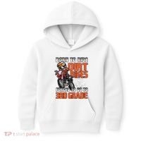 Dirt Bike Biker Back To School Biking 3rd Grade Student Kids Hoodie thumb 0