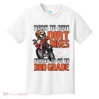 Dirt Bike Biker Back To School Biking 3rd Grade Student Kids T-Shirt thumb 0