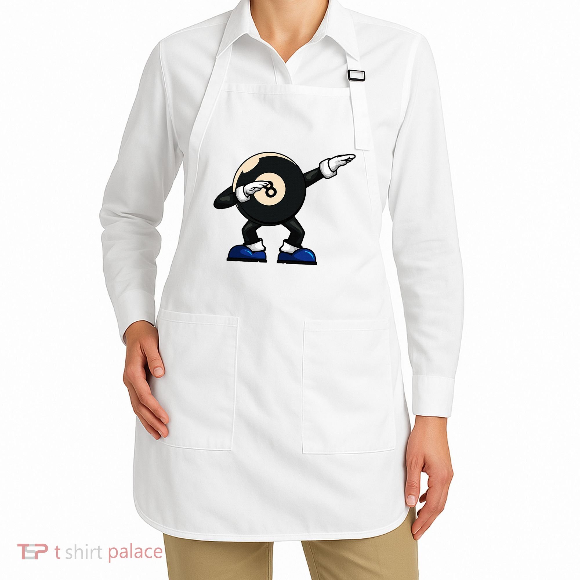 Dabbing Billiard Ball Pool Player Snooker Apron