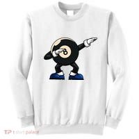 Dabbing Billiard Ball Pool Player Snooker Sweatshirt thumb 0