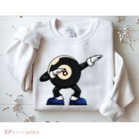 Dabbing Billiard Ball Pool Player Snooker Sweatshirt thumb 2