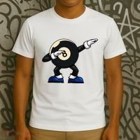 Dabbing Billiard Ball Pool Player Snooker T-Shirt thumb 3