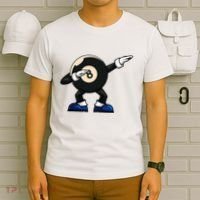 Dabbing Billiard Ball Pool Player Snooker T-Shirt thumb 6