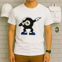 Dabbing Billiard Ball Pool Player Snooker T-Shirt thumb 6