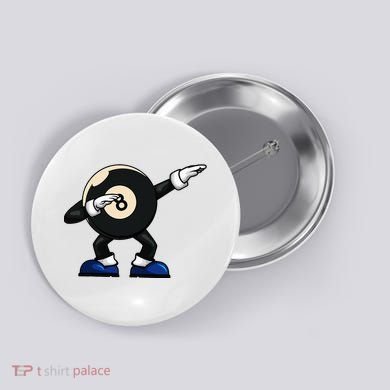 Dabbing Billiard Ball Pool Player Snooker Button