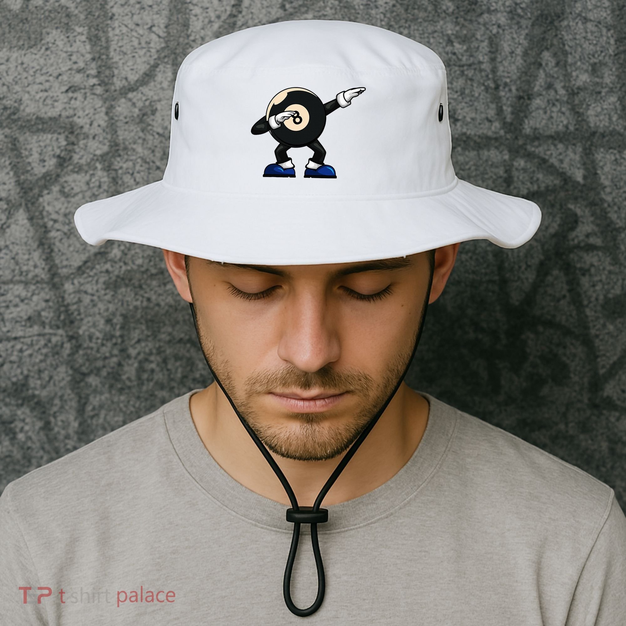 Dabbing Billiard Ball Pool Player Snooker Bucket Hat