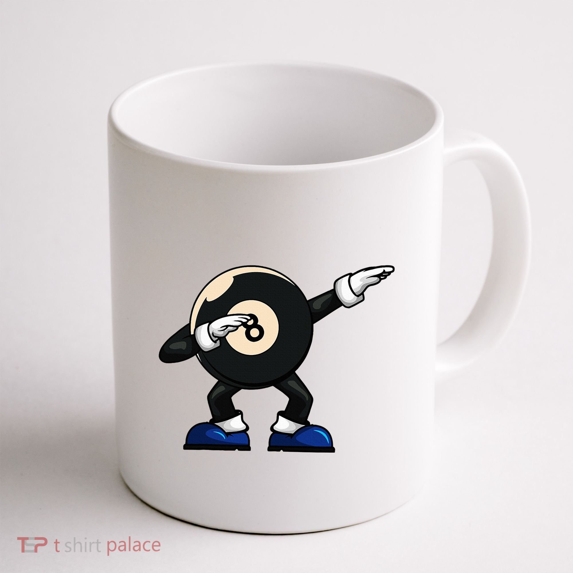 Dabbing Billiard Ball Pool Player Snooker Coffee Mug