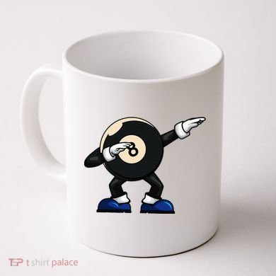 Dabbing Billiard Ball Pool Player Snooker Coffee Mug