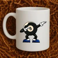 Dabbing Billiard Ball Pool Player Snooker Coffee Mug thumb 2