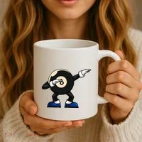 Dabbing Billiard Ball Pool Player Snooker Coffee Mug thumb 3