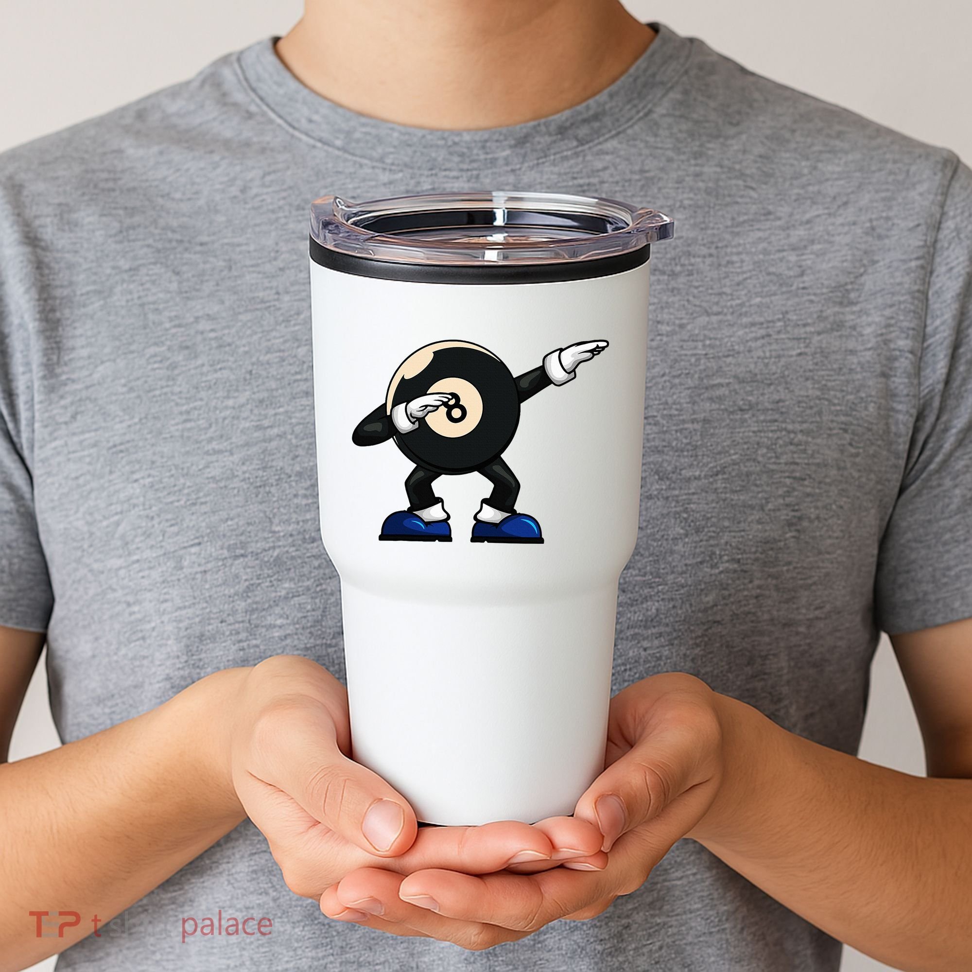 Dabbing Billiard Ball Pool Player Snooker Tumbler