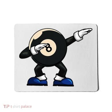 Dabbing Billiard Ball Pool Player Snooker Mousepad