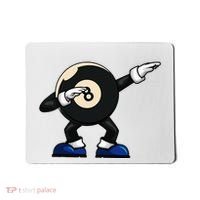Dabbing Billiard Ball Pool Player Snooker Mousepad thumb 0