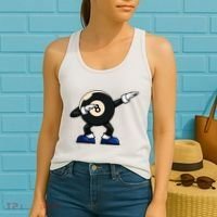 Dabbing Billiard Ball Pool Player Snooker Women's Tank Top thumb 2