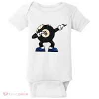 Dabbing Billiard Ball Pool Player Snooker Baby Bodysuit thumb 0