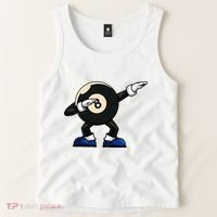 Dabbing Billiard Ball Pool Player Snooker Tank Top thumb 2