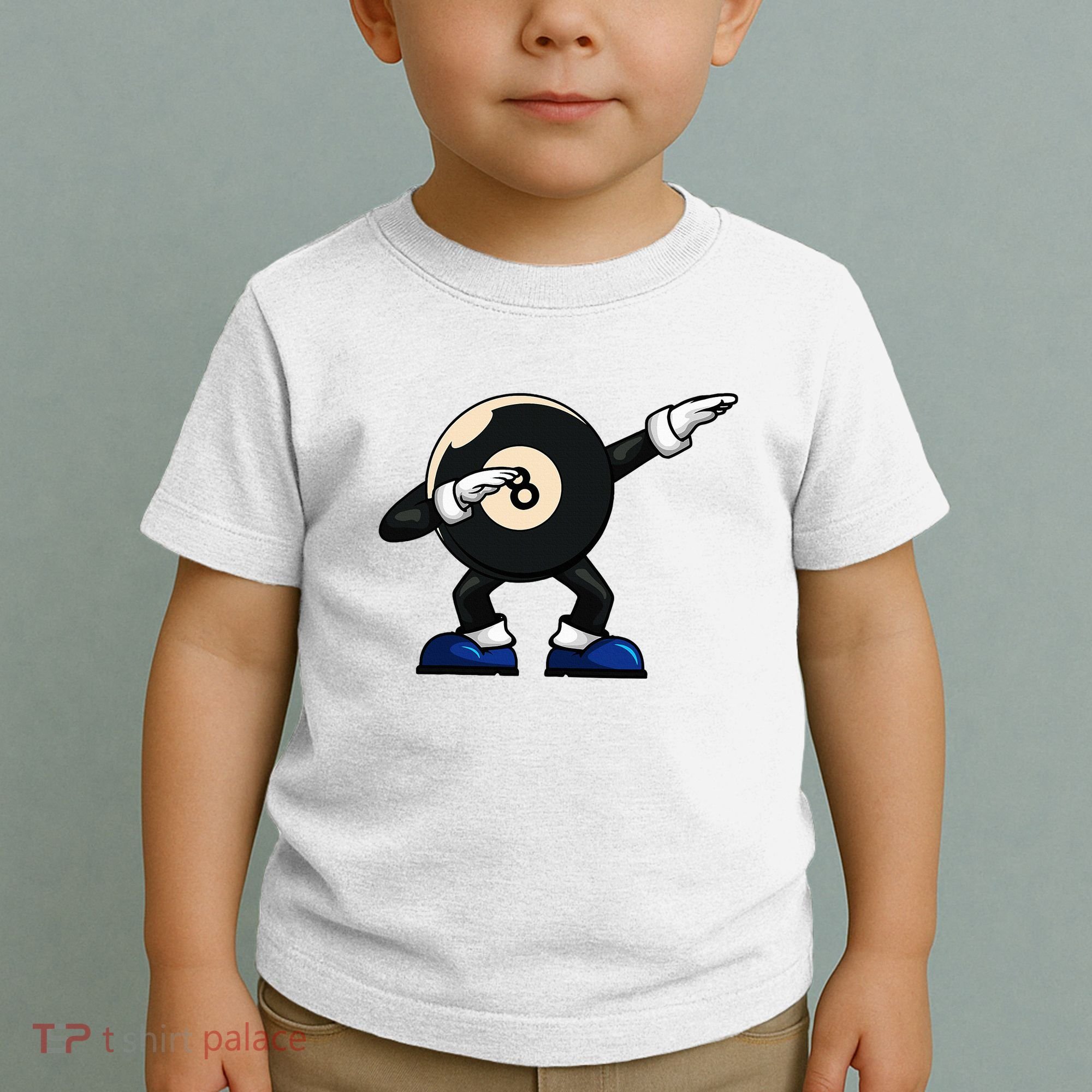 Dabbing Billiard Ball Pool Player Snooker Toddler T-Shirt