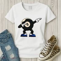 Dabbing Billiard Ball Pool Player Snooker Women's T-Shirt thumb 3