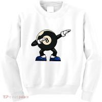 Dabbing Billiard Ball Pool Player Snooker Kids Sweatshirt thumb 0