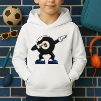 Dabbing Billiard Ball Pool Player Snooker Kids Hoodie thumb 2