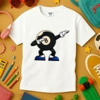 Dabbing Billiard Ball Pool Player Snooker Kids T-Shirt thumb 3