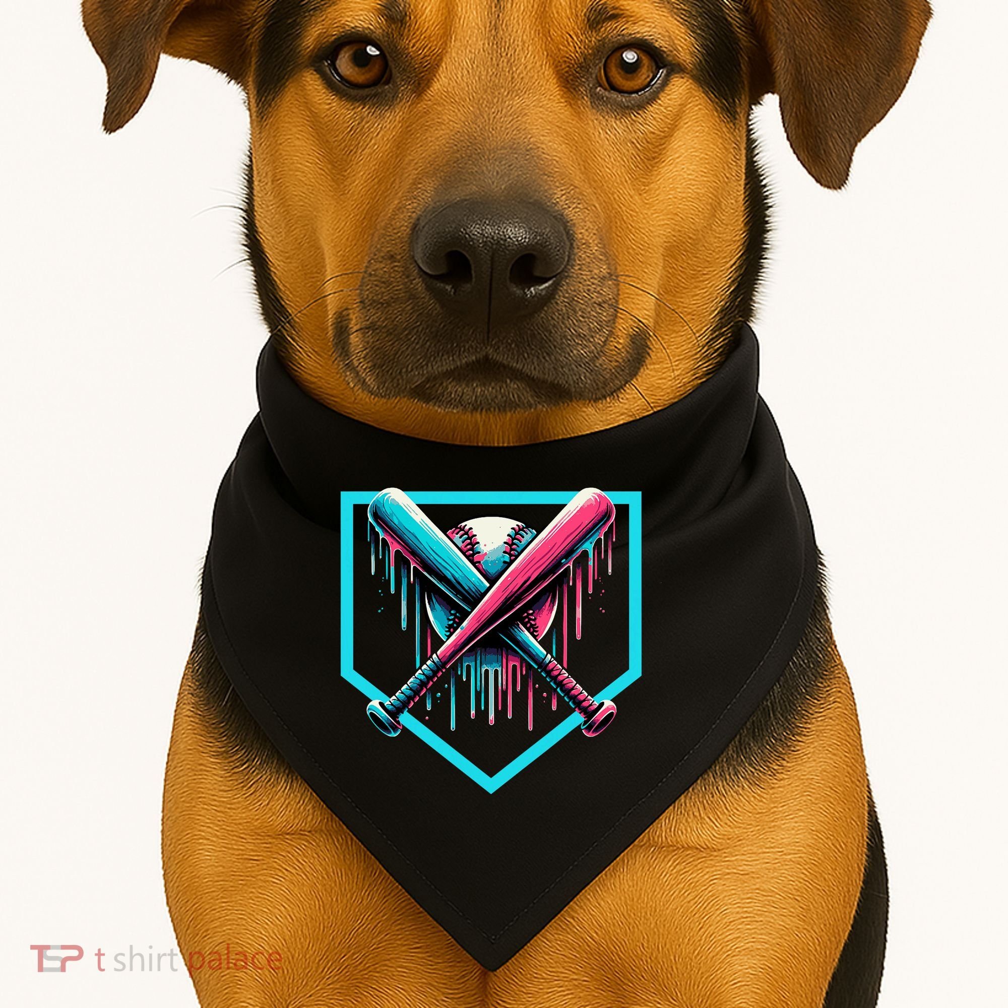 Drip Boy Baseball Bat  USA-Made Doggie Bandana