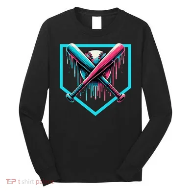 Drip Boy Baseball Bat  Long Sleeve Shirt