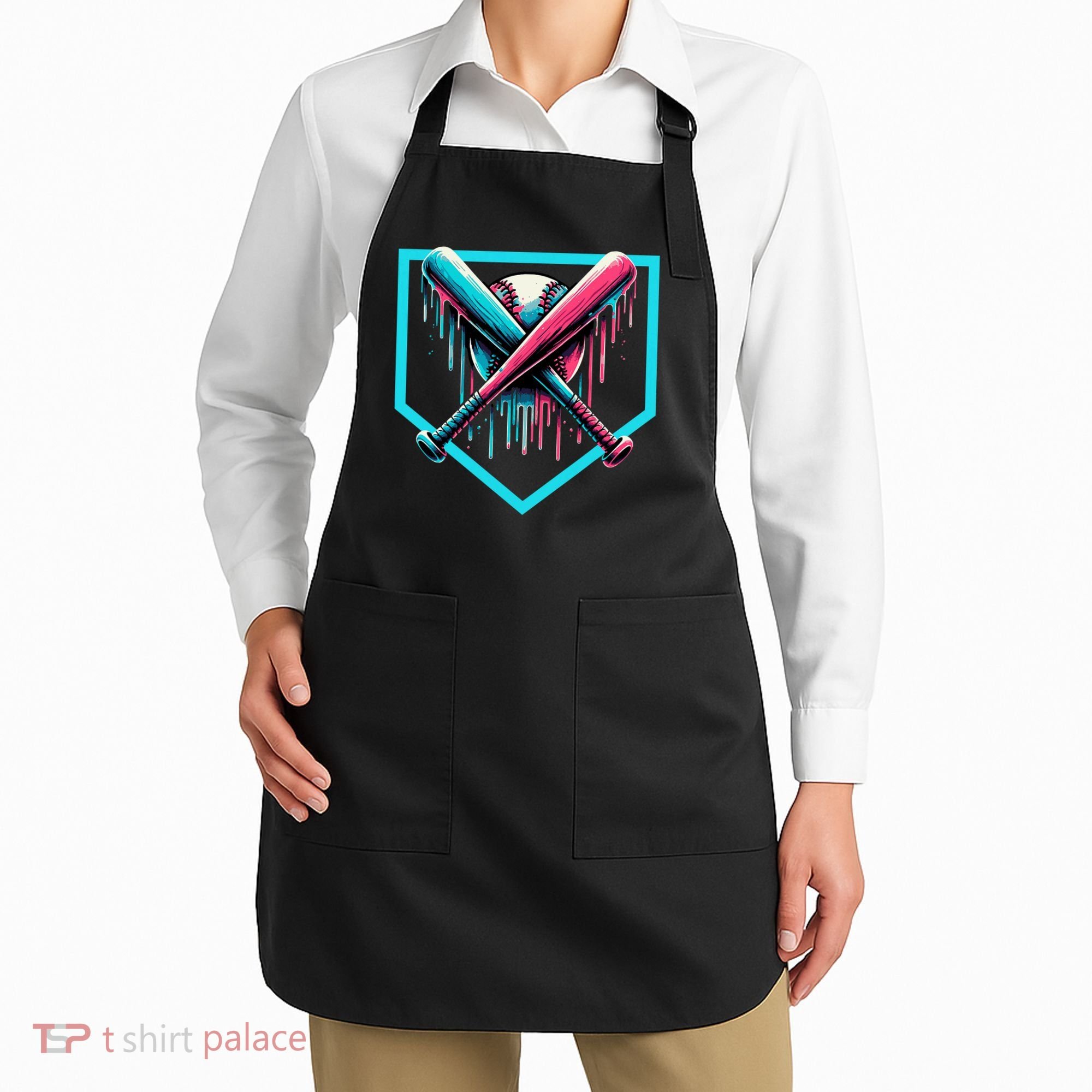 Drip Boy Baseball Bat  Apron