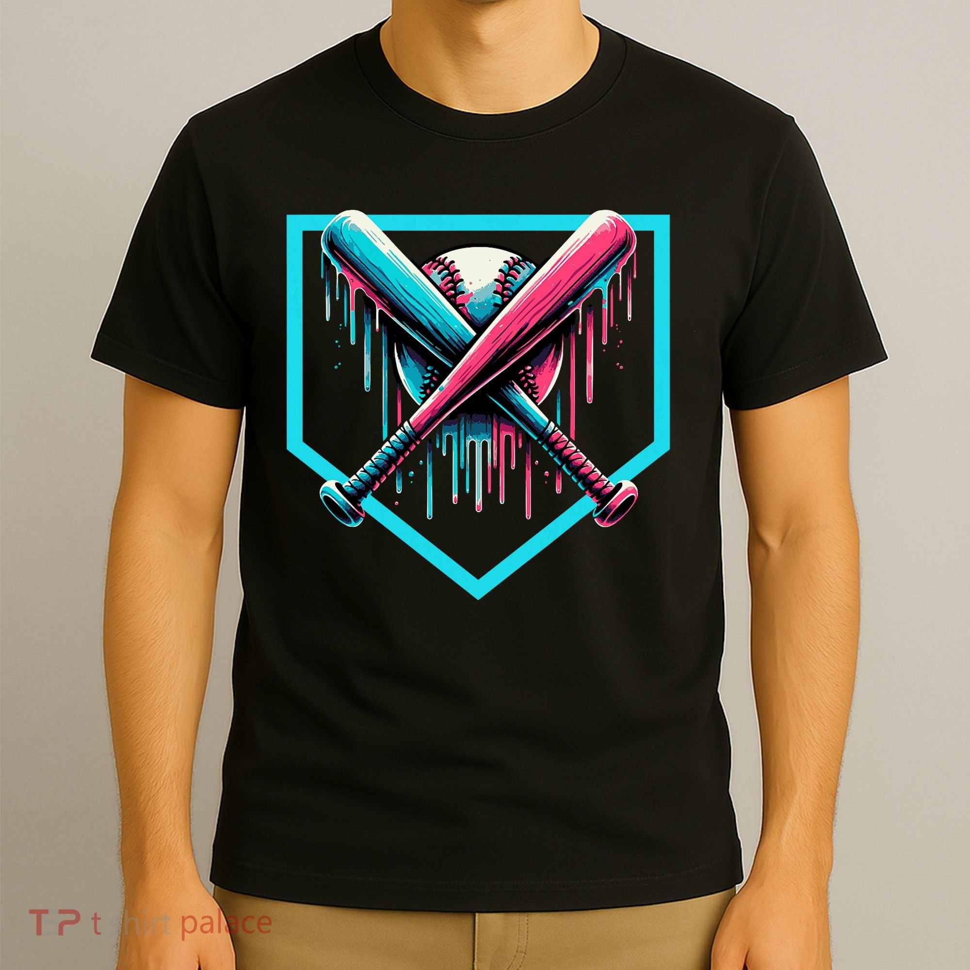 Drip Boy Baseball Bat  T-Shirt