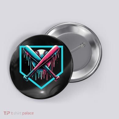 Drip Boy Baseball Bat  Button