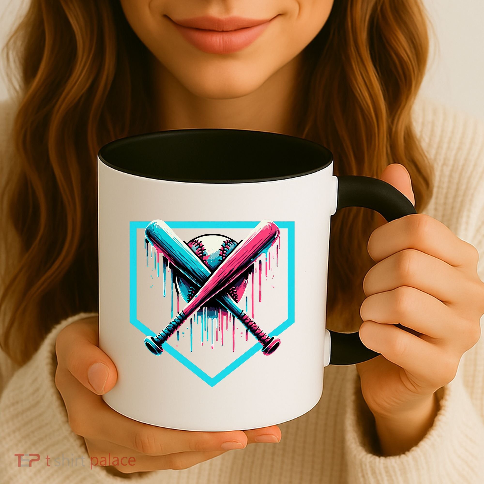 Drip Boy Baseball Bat  Coffee Mug
