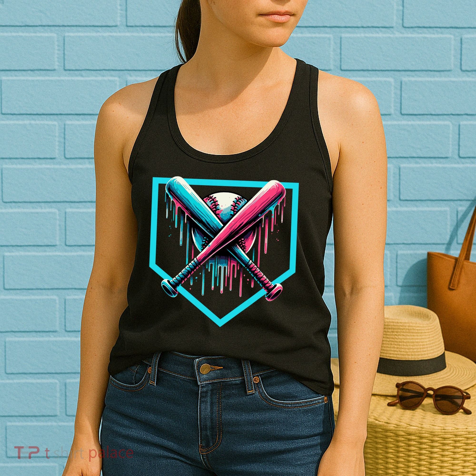 Drip Boy Baseball Bat  Women's Tank Top