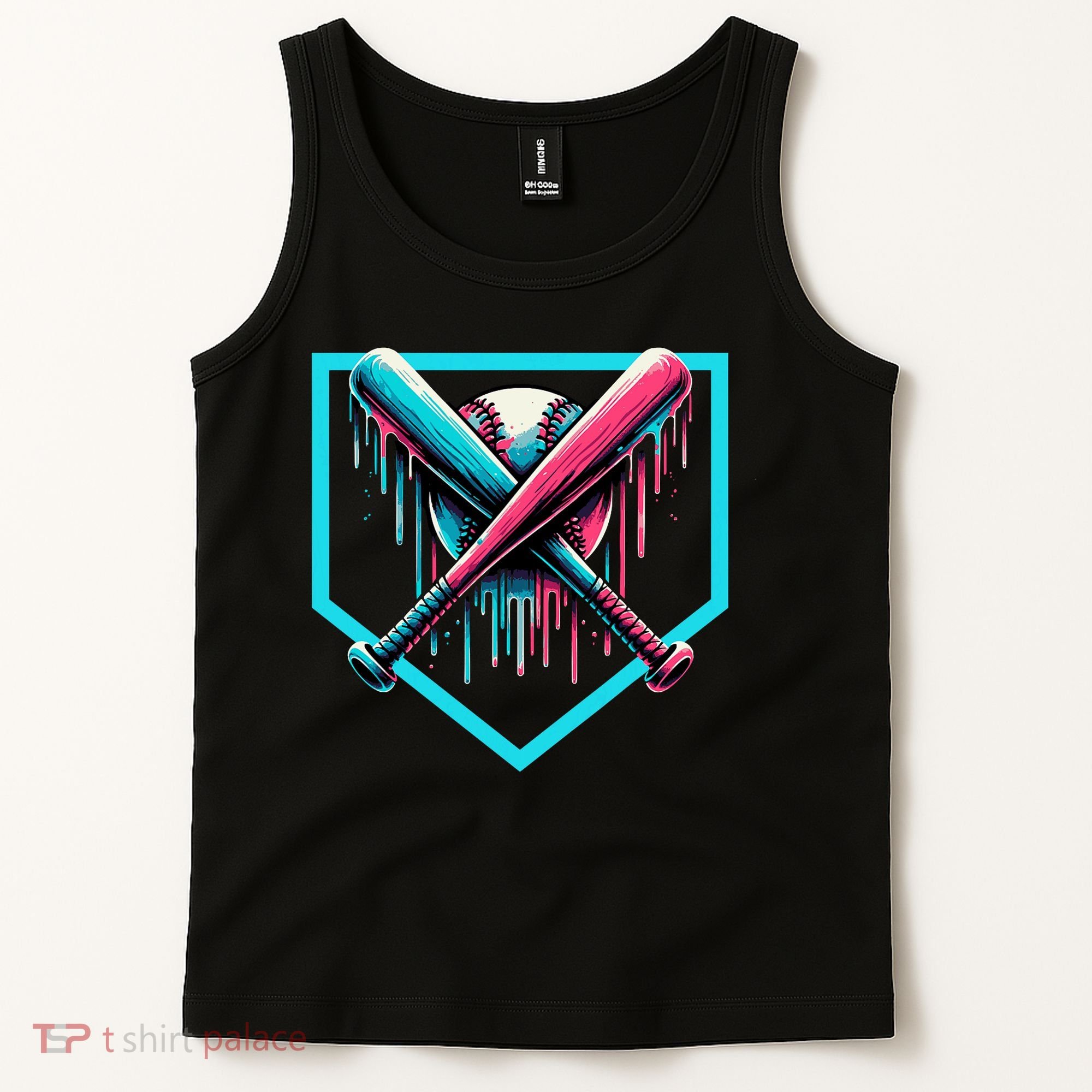 Drip Boy Baseball Bat  Tank Top