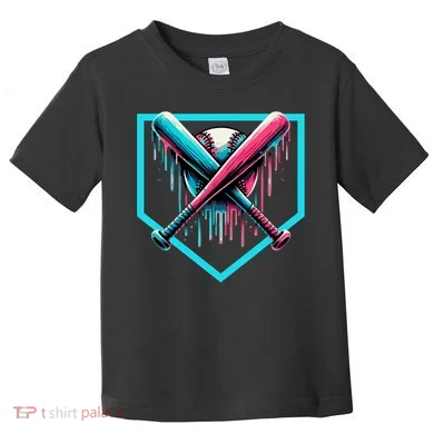 Drip Boy Baseball Bat Toddler T-Shirt