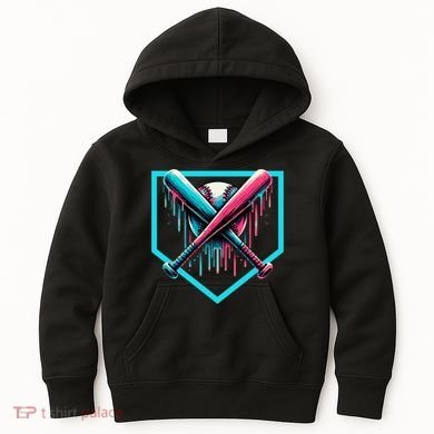 Drip Boy Baseball Bat  Kids Hoodie