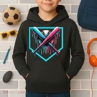 Drip Boy Baseball Bat  Kids Hoodie thumb 2