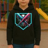 Drip Boy Baseball Bat  Kids Hoodie thumb 3