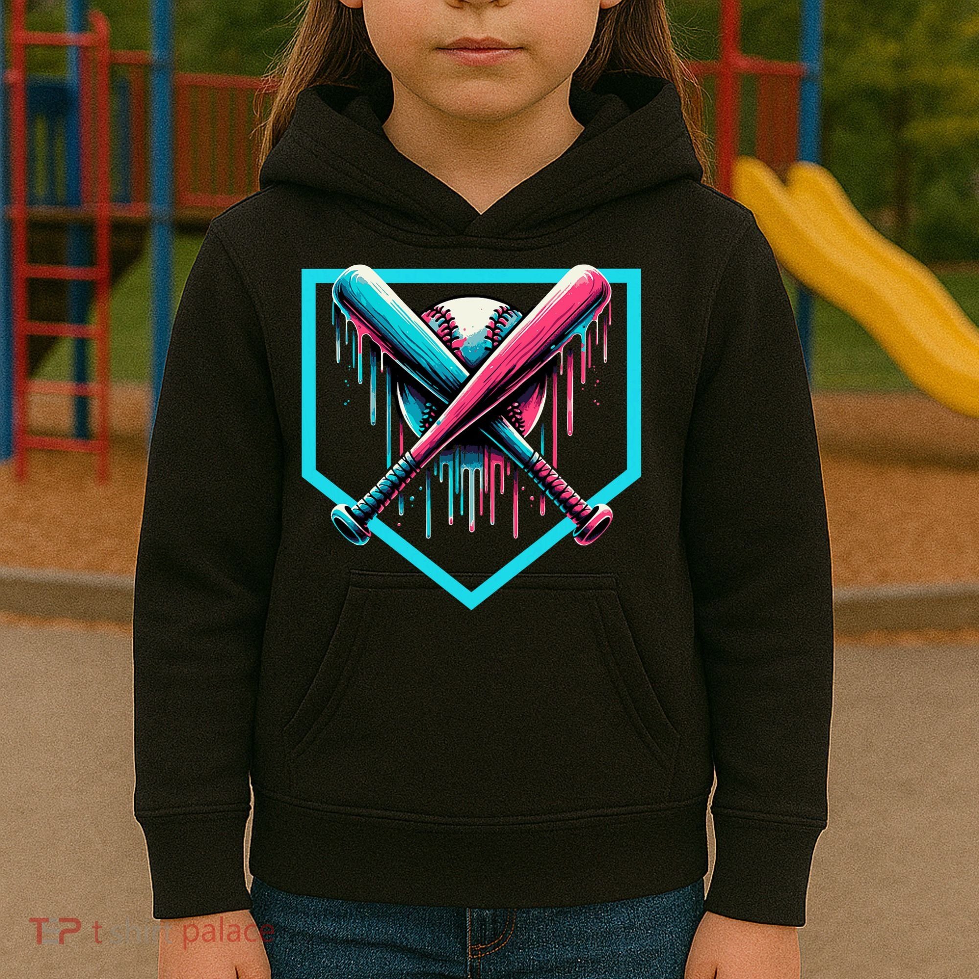 Drip Boy Baseball Bat  Kids Hoodie