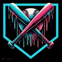 Drip Boy Baseball Bat  Kids Long Sleeve Shirt thumb 2
