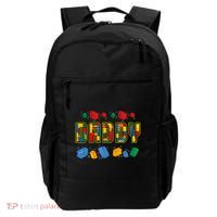 Daddy Brick Builder Funny Blocks Master Builder Dad Backpack thumb 0