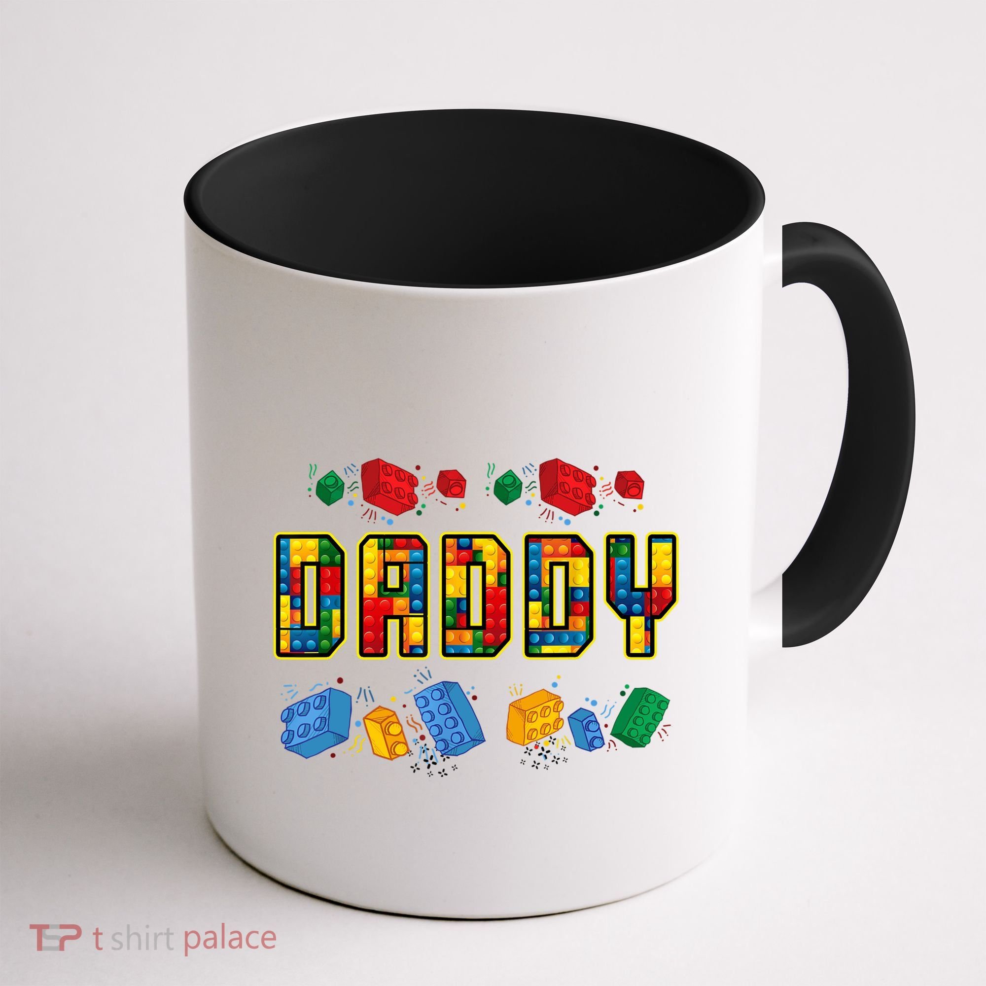 Daddy Brick Builder Funny Blocks Master Builder Dad Coffee Mug