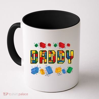 Daddy Brick Builder Funny Blocks Master Builder Dad Coffee Mug