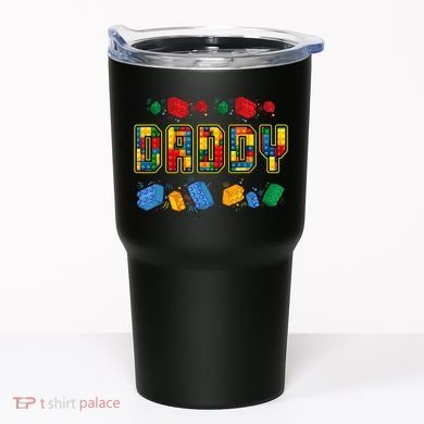 Daddy Brick Builder Funny Blocks Master Builder Dad Tumbler