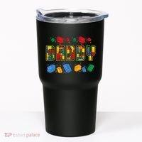 Daddy Brick Builder Funny Blocks Master Builder Dad Tumbler thumb 0