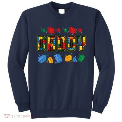 Daddy Brick Builder Funny Blocks Master Builder Dad Sweatshirt