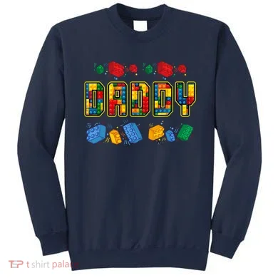 Daddy Brick Builder Funny Blocks Master Builder Dad Sweatshirt