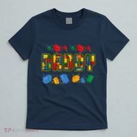 Daddy Brick Builder Funny Blocks Master Builder Dad T-Shirt thumb 5