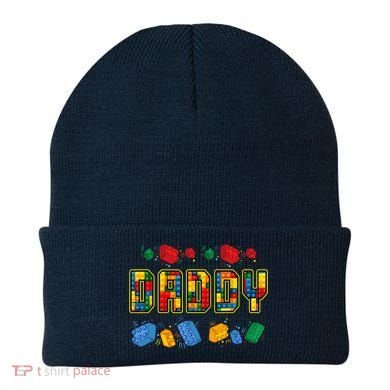 Daddy Brick Builder Funny Blocks Master Builder Dad Beanie
