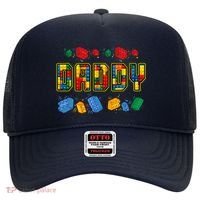 Daddy Brick Builder Funny Blocks Master Builder Dad Hat thumb 0