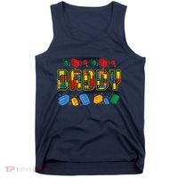 Daddy Brick Builder Funny Blocks Master Builder Dad Tank Top thumb 0